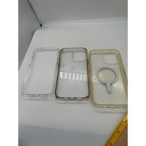 SPECK 3-Piece iPhone 12MaxPro Clear Acrylic Case Magnetic Ring